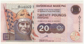 Clydesdale Bank Plc Higher Values From 1982 20 Pounds, 12.10.1999